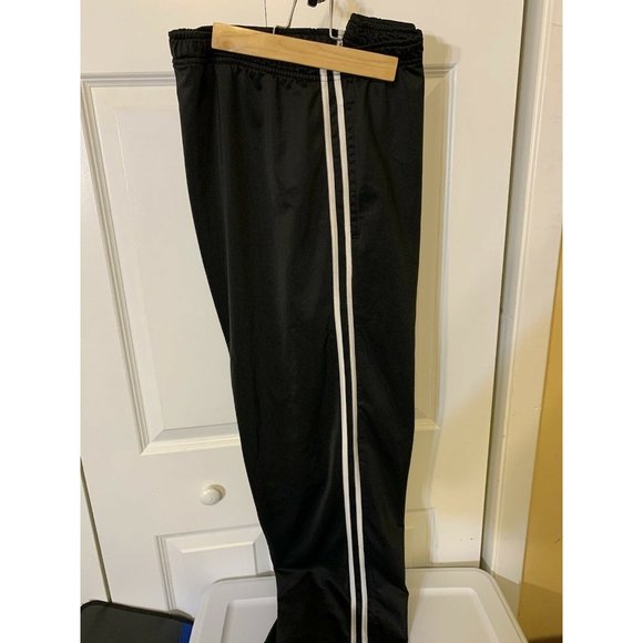 Vintage Dunlop Track Pants Men’s Sz‎ 2XL Black Warm Up Unlined Jogger - Picture 4 of 6